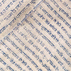Pure Cotton Jaipuri With Blue Script Hand Block Print Fabric