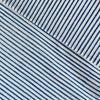 Pure Cotton Jaipuri With Blue Stripes Hand Block Print Fabric