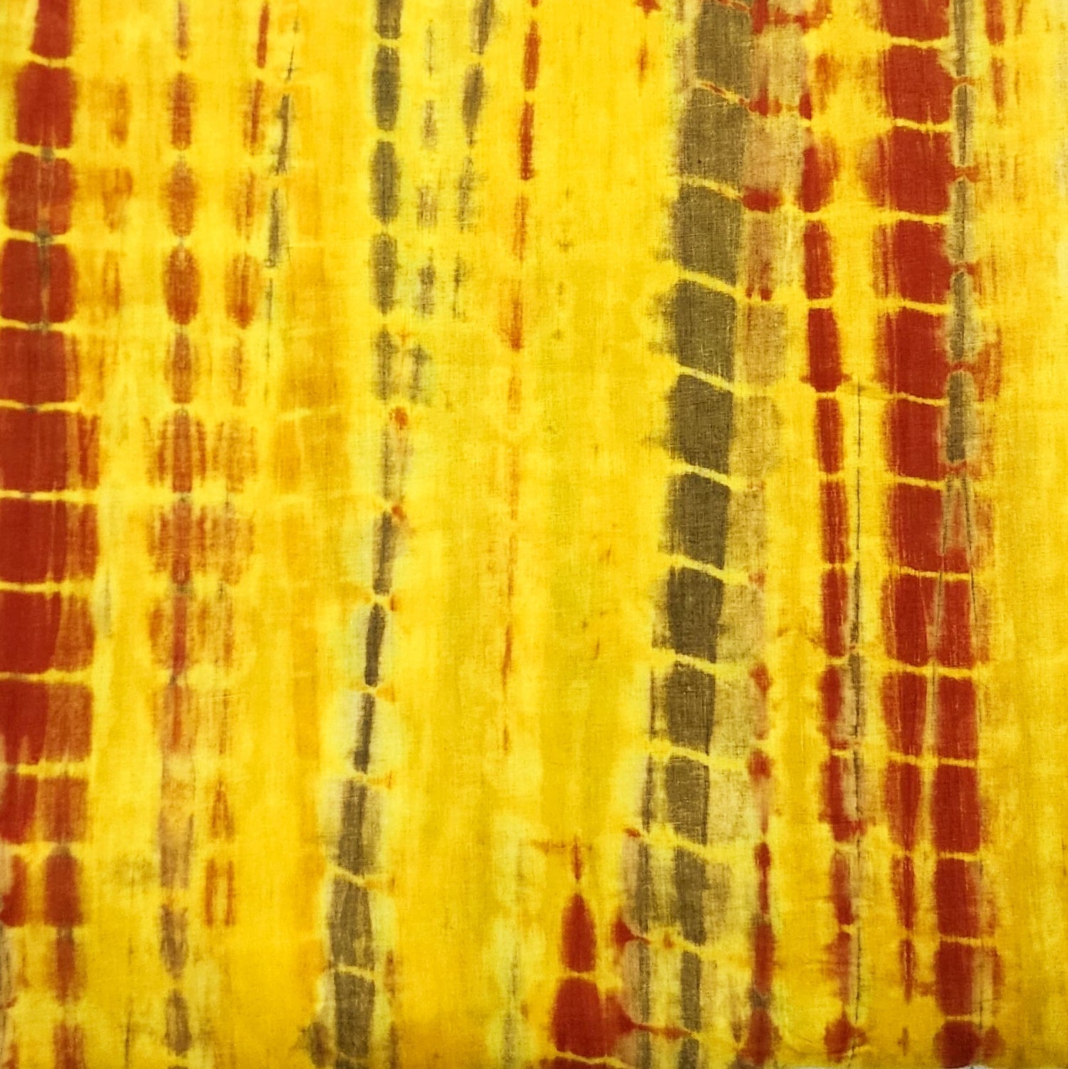 Orange - Shibori Tie & Dye Cotton Precut Fabric