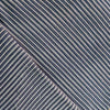 Pure Cotton Kaatha Grey With Cream Stripes Hand Block Print Fabric