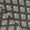 Pure Cotton Kaatha Kashish With Leafy Plant Hand Block Print Fabric