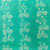 Pure Cotton Kaatha Light Blue With Cycle Hand Block Print Fabric