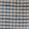 Pure Cotton Kalamkari Shades Of Blue Geometric Hand Block Print Fabric