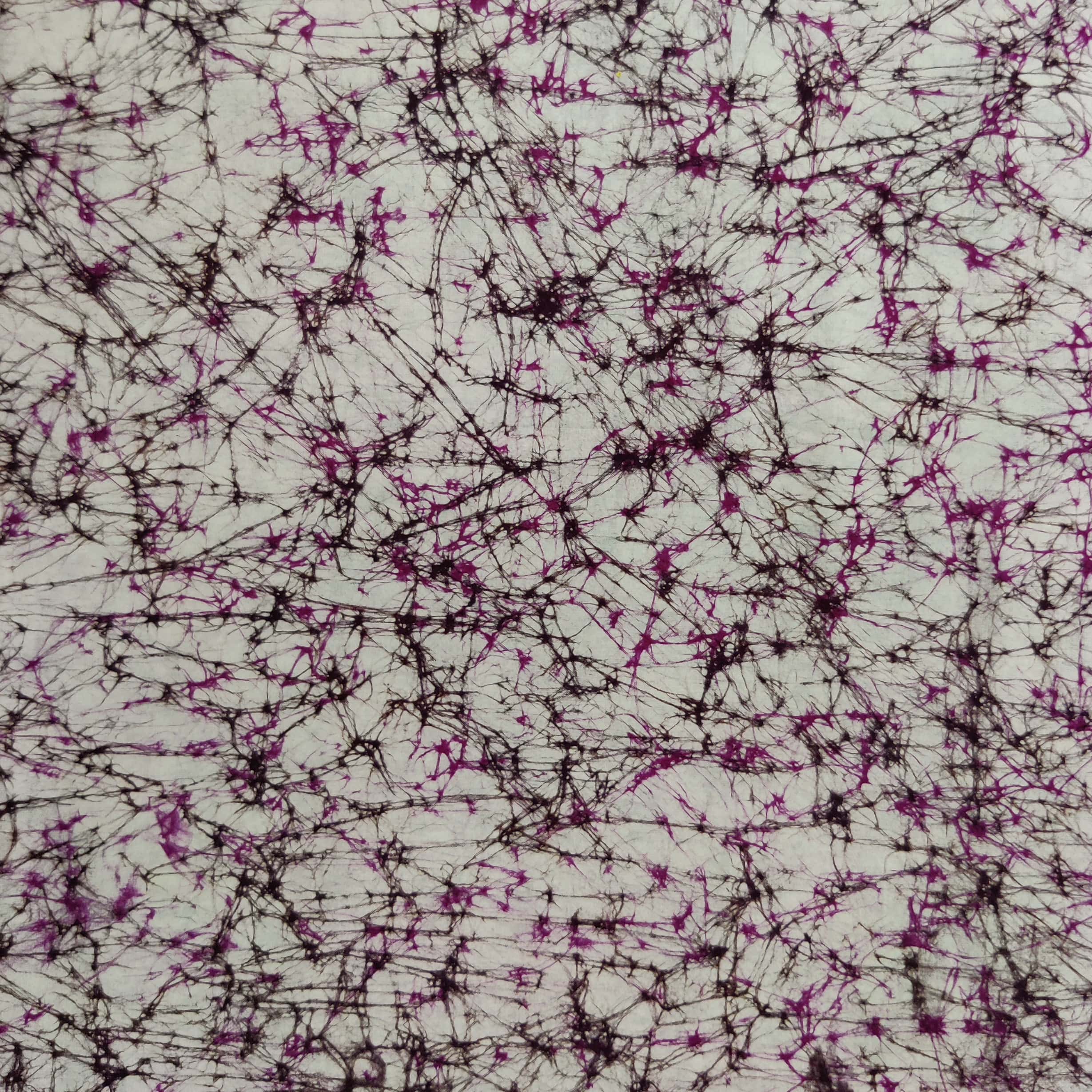 Pure Cotton Light Batik With Wild Berry Burgundy Purple Texture Handma ...
