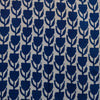 Pure Cotton Light Indigo With Fruit All Over Jaal Hand Block Print Fabric