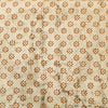 Pure Cotton Light Kashish With Rust Dot Flower Motifs Hand Block Print Fabric