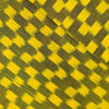 Pure Cotton Mehendi Greenish Mustard Mecerized Ikkat With Yellow Square Weaves Hand Woven Fabric
