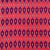 Pure Cotton Mercerised Ikkat Pink And Purple With Honeycomb Weave Woven Fabric
