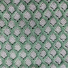 Pure Cotton Mul Jaipuri Pastel Green With White Motif Hand Block Print Fabric