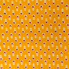 Pure Cotton Mustard Screen Print With Tiny Cream Maroon Motifs