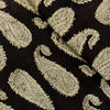 Pure Cotton Newspaper Black Kalamkari With Intricate Kairi Hand Block Print Fabric