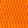 Pure Cotton Orange With Maroon Thorny Motifs Hand Block Print Fabric