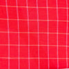 Pure Cotton Pinkish Red Handloom Fabric With Cream Stripes Handloom Fabric