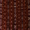 Pure Cotton Sambhalpuri Ikkat Brown With Intricate Stripes Hand Woven Fabric