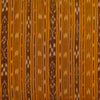 Pure Cotton Sambhalpuri Ikkat Mustard Stripes Handwven Fabric