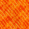 Pure Cotton Screenprint Bright Orange Diagonal Stripes Fabric