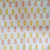 Pure Cotton Screenprint With Yellow And Brown Autumn Leaves Printed Fabric