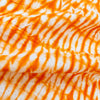 Pure Cotton Shibori Orange Tie And Dye Handmade Fabric