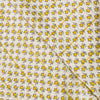 Pure Cotton Soft Flex With Stripes And Tiny Yellow Motifs Screen Print Fabric