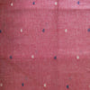 Pure Cotton Soft Jamdani Peach With Kairi Motifs Hand Woven Fabric