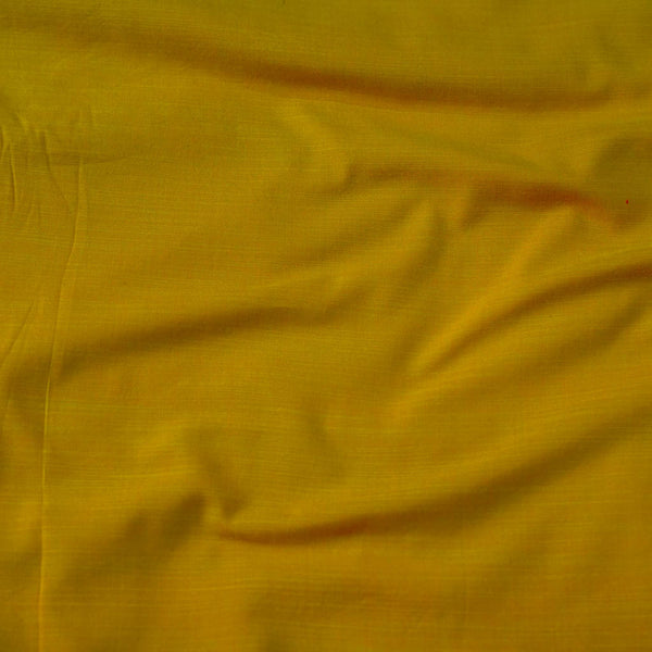 Pure  Cotton Soft Mustard Handloom Fabric