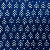 Pure Cotton Special Ankola Indigo Leaf Motif Hand Block Print Blouse Fabric ( 1 meter)