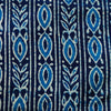 Pure Cotton Special Ankola Indigo With Beautiful Tribal Stripes Hand Block Print Fabric