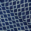 Pure Cotton Special Ankola Indigo With Diamond Stripes Hand Block Print Fabric