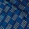 Pure Cotton Special Ankola Indigo With Light Blue And White Lines Motif Hand Block Print Fabric