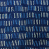 Pure Cotton Special Ankola Indigo With Light Blue And White Lines Motif Hand Block Print Fabric