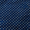 Pure Cotton Special Ankola Indigo With Polka Dots Hand Block Print Blouse Fabric (1 meter)