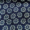 Pure Cotton Special Ankola Indigo With Sun Flower Hand Block Print Fabric