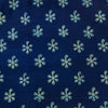 Pure Cotton Special Ankola Indigo With Tiny Flower Motif Hand Block Print Fabric