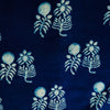 Pure Cotton Special Ankola Indigo With Twin Motifs Hand Block Print Fabric