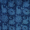 Pure Cotton Special Ankola Indigo With Wild Flower Jaal Hand Block Print Fabric