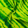 Pure Cotton Tie Dye Shibori Light Green Dark Green Hand Made Fabric
