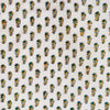Pure Cotton White Jaipuri With Tiny Blue Motifs Hand Block Print Fabric