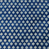 Pure Cotton indigo With Autumn Tiny Leaves Hand Block Print Fabric