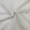 Pure Mul Cotton White Leno Weave Fabric Design
