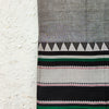 Pure South Cotton Grey With Big Temple Border Woven Fabric