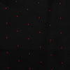 Pure South Cotton Handloom Black With Maroon Dots Woven Fabric
