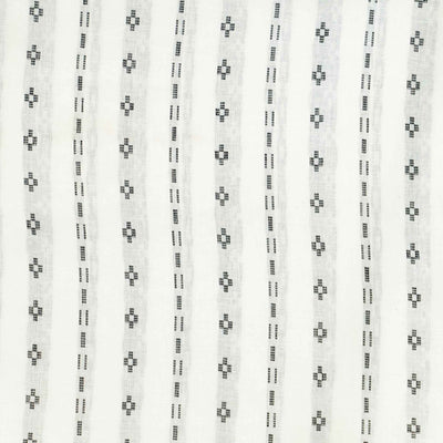Pure South Cotton Handloom With White Dash And Four Dot Fower Border Stripes Woven Fabric