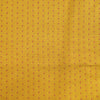Pure South Cotton Handloom Yellow With Criss Cross Dots  Woven Fabric