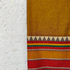 Pure South Cotton Mustard With Big Temple Border Woven Fabric