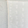 Pure White Chiffon Dupatta With Lucknowi Floral Motif
