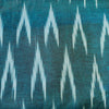 Pure Cotton Bhagalpuri Teal With Arrow Head Weaves Handwoven  Blouse Fabric  ( 1.25 Meter )
