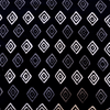 Pure Cotton Black With Grey And White Diamond Hand Block Print Blouse Fabric (1.25 Meter)