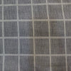 Pure Cotton Handloom Light Grey With Dark Grey Thread Checks Woven Fabric