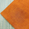 Pure Cotton Handloom Orange With Tiny Red Slubs Hand Woven Blouse Fabric ( 1.25 Metre )