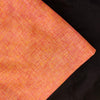 Pure Cotton Handloom Pink With Red Yellow Tint Hand Woven Fabric